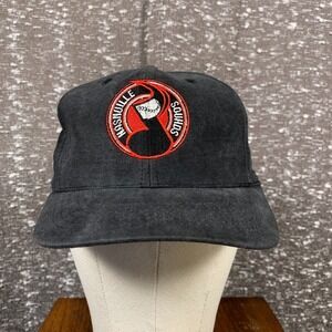 Vintage Nashville Sounds Fantastic Baseball Cap Hat Embroidered Music Note